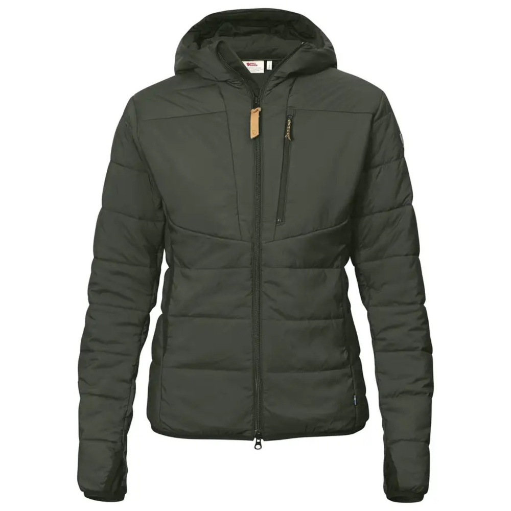 Fjallraven Women’s Keb Padded Hoodie (Small/Green)